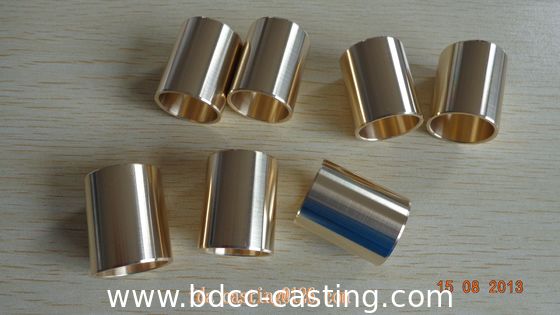 Piezas mecanizadas de anillo de latón, pieza mecanizada CNC, mecanizado de piezas de latón, MANGUITO METÁLICO