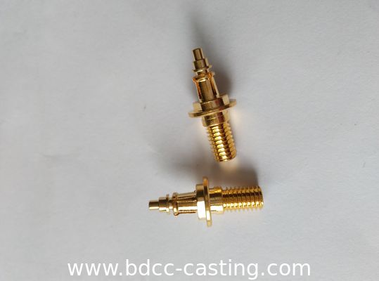 Piezas de mecanizado CNC de latón profesional personalizadas, contacto eléctrico de latón, fabricante en China