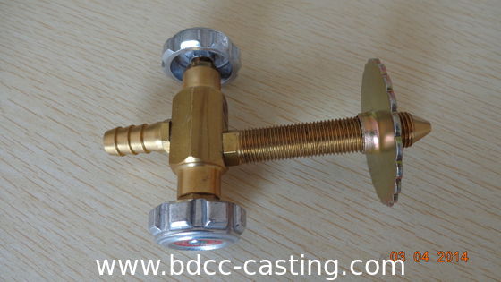 Válvula reguladora de latón personalizada con todo tipo de acabados, fabricada por un fabricante profesional en China