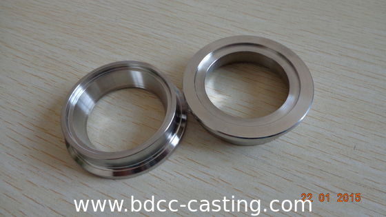 horquilla de acero inoxidable y brida soldada, accesorios automotrices mecanizados CNC personalizados