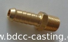 Acoplamiento de latón con mecanizado CNC, fabricado en China, se aceptan pedidos OEM