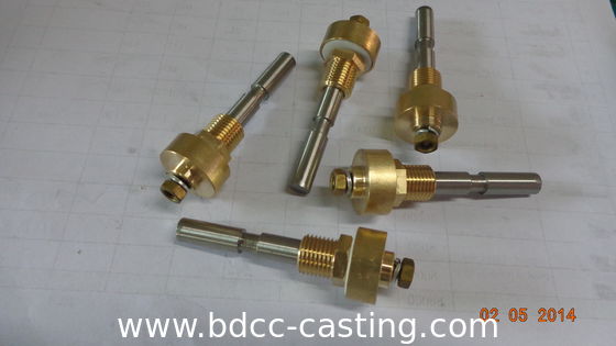Acoplamientos de latón mecanizados por CNC, fabricados por un fabricante profesional de China