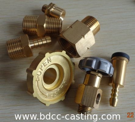 Conector rápido de latón mecanizado CNC, fabricado por un fabricante profesional de China