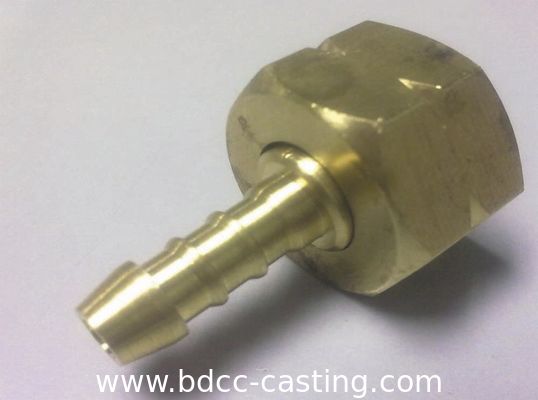 Accesorios de tubería de gas de latón mecanizados por CNC, fabricados por un fabricante profesional de China