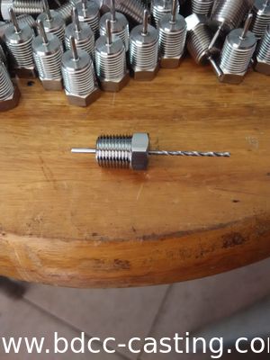 Sensor de mecanizado CNC, boquilla de acero inoxidable, mecanizado CNC, acero inoxidable, boquilla, racor de tubería