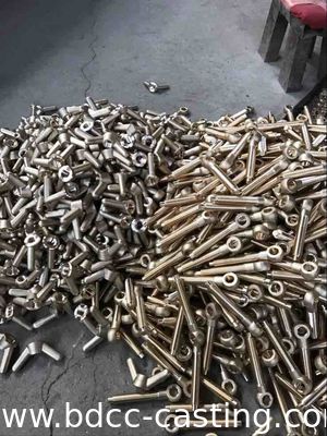 Tornillos de argolla de latón, Productos de conector de latón CNC personalizados, fabricante profesional hecho en China