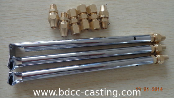 Boquilla de gas tipo L, los diversos accesorios de GLP, Accesorios de latón personalizados, fabricante profesional hecho en China