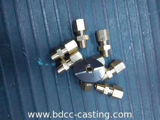 Codo de compresión de 1/4", los diversos racores de GLP, Racor de latón personalizado, fabricante profesional hecho en China