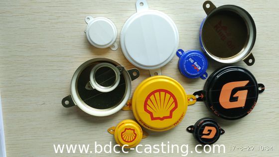 Sello de encargo de la etiqueta, Tri seguro, cubierta del hilo, reborde de la cuba; la impresión en color se puede modificar para requisitos particulares según requireme del cliente