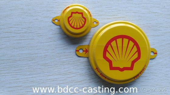 Sello de pestaña personalizado, Tri-sure, tapa roscada, brida de cuba; la impresión a color se puede personalizar según los requisitos del cliente