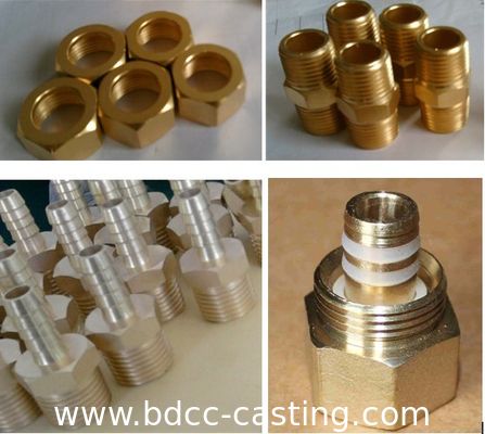 Procesando aduana toda clase de piezas mecánicas, CNC que trabaja a máquina, colocación de cobre amarillo, hecha en fabricante del profesional de China