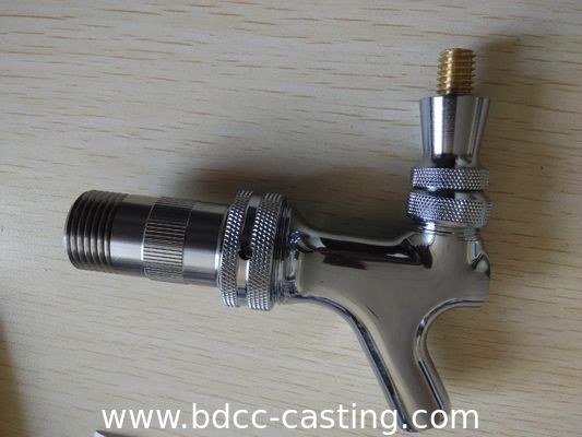 Junta de la válvula de la cerveza del acero inoxidable, indicador de presión, viviendas para el indicador de presión, colocaciones del acero inoxidable, rebordes