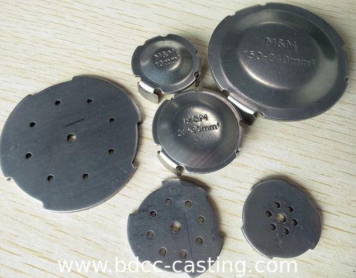 Embutición profunda, Carcasas para manómetros, Piezas de estampado de metal de acero inoxidable con todo tipo de acabados, Piezas de estampado