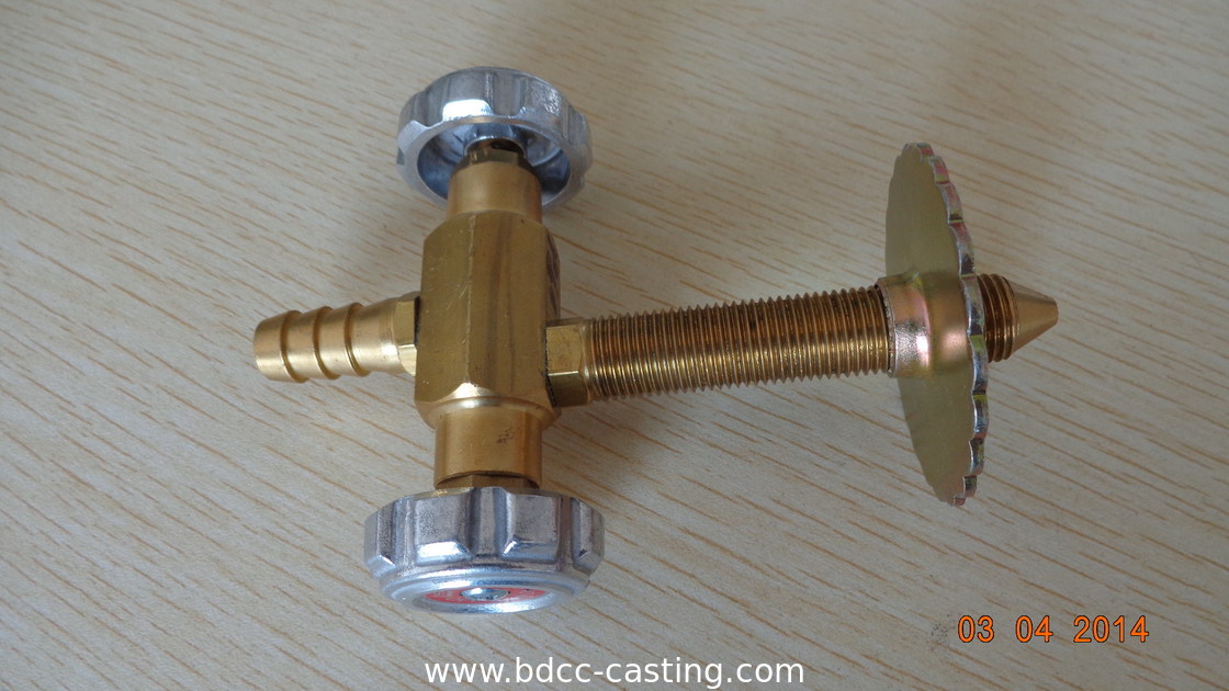 Válvula reguladora de latón personalizada con todo tipo de acabados, fabricada por un fabricante profesional en China