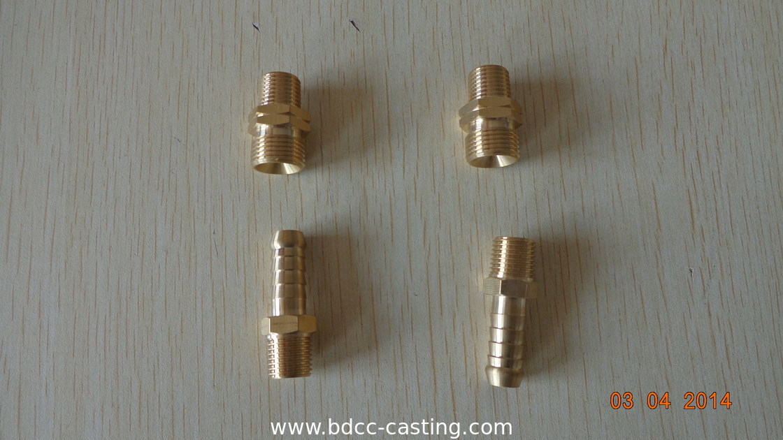 Racores de manguera de latón personalizados con todo tipo de acabados, fabricados por un fabricante profesional de China