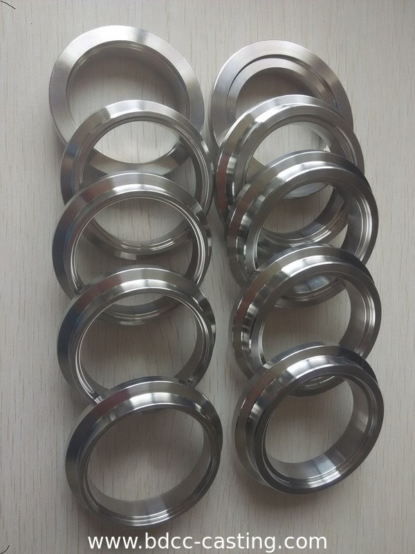Anillo de acero inoxidable para sensor mecanizado CNC, mecanizado CNC, brida de soldadura de acero inoxidable, racor de tubería