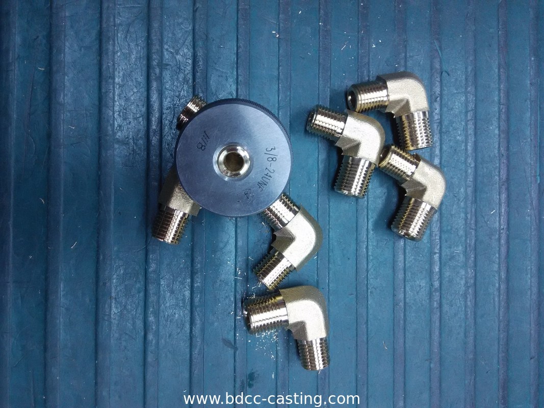 Codo de compresión de 1/4", los diversos racores de GLP, Racor de latón personalizado, fabricante profesional hecho en China