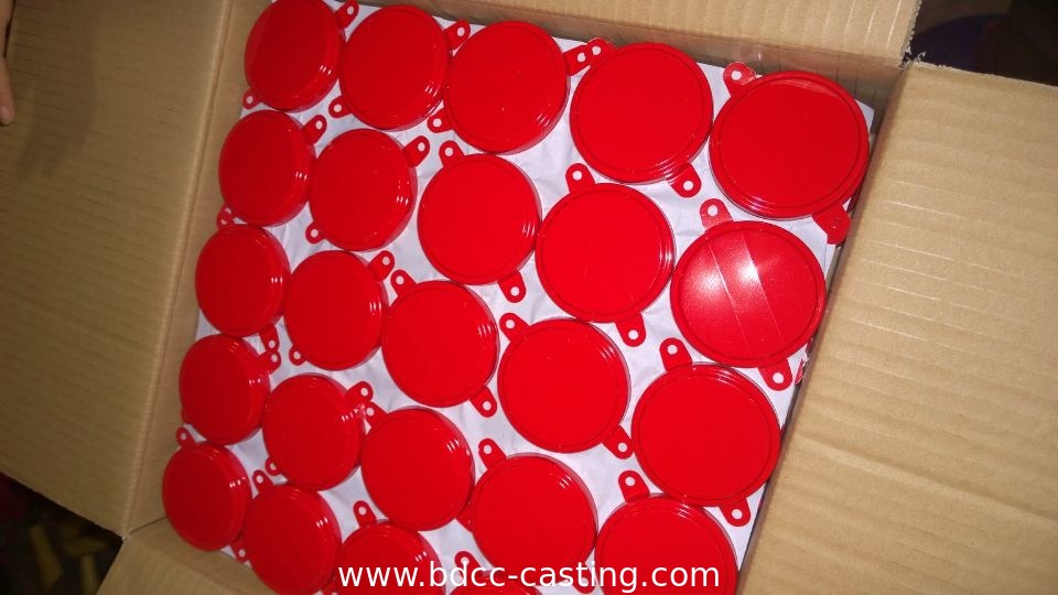 Tapa antirrobo para cubas personalizadas, tapa roscada, brida de cuba; la impresión a color se puede personalizar según los requisitos del cliente