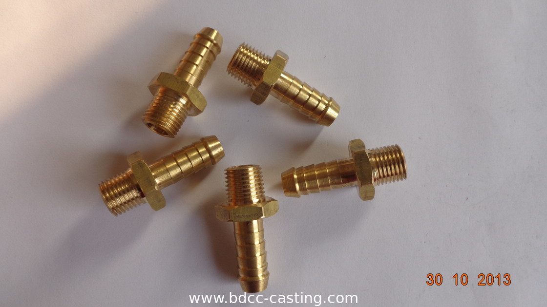 Procesando aduana toda clase de instalación de tuberías, CNC que trabaja a máquina, colocación de cobre amarillo, hecha en fabricante del profesional de China